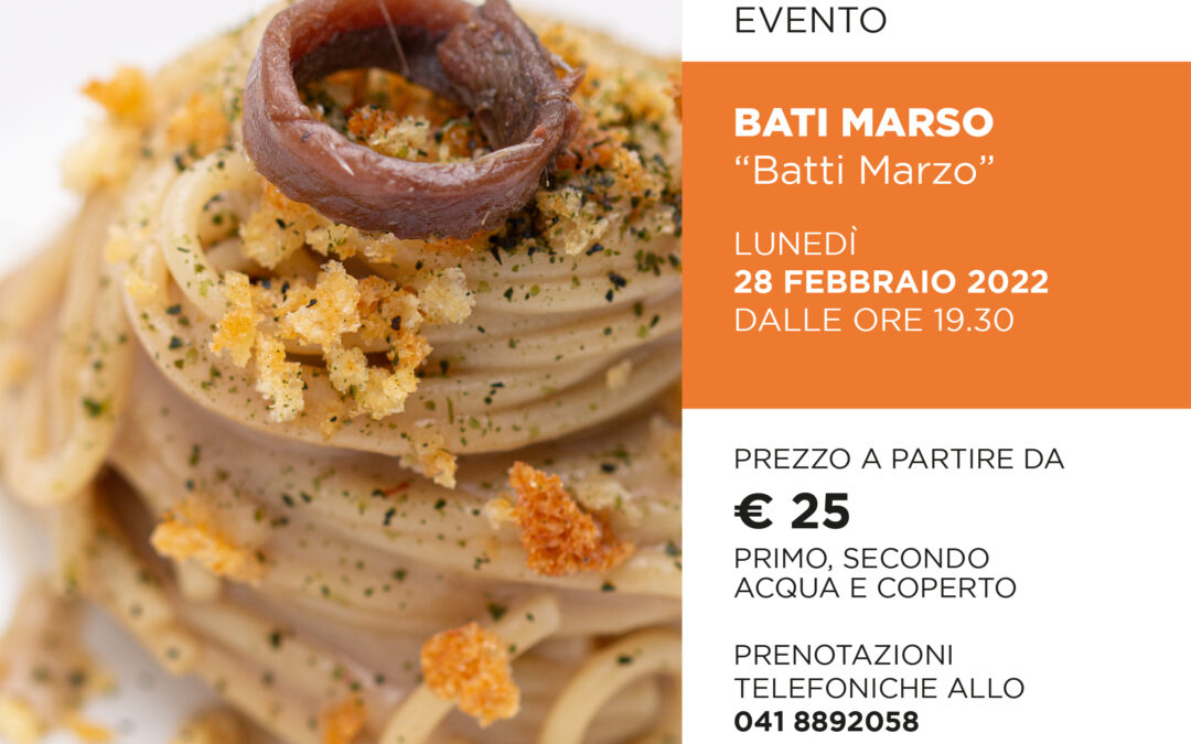 Batti Marzo – Batti Marso @ Di Rocco Bistrot