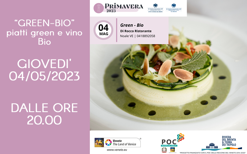 “GREEN-BIO” piatti green e vino Bio