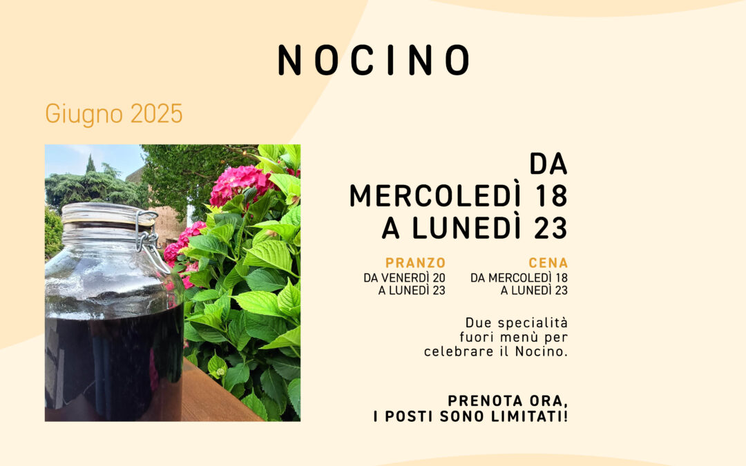 Evento Nocino dal 18 al 23 Giugno 2025