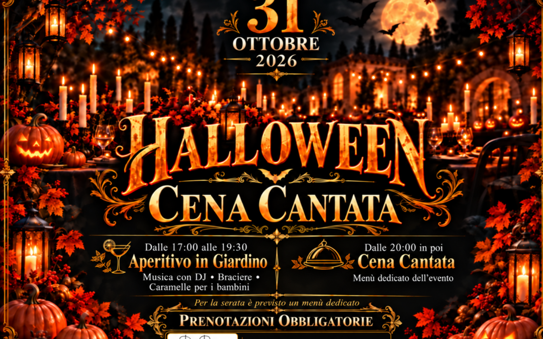 Halloween al Di Rocco: il 31 ottobre arriva la Cena Cantata!